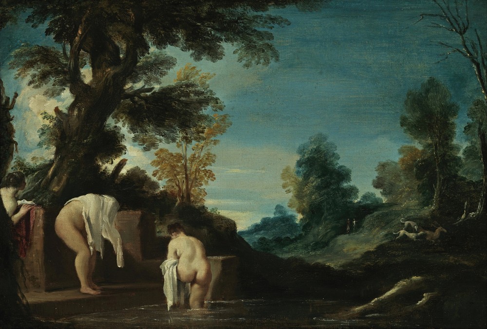 Landscape with Bathing Women (circa 1621)