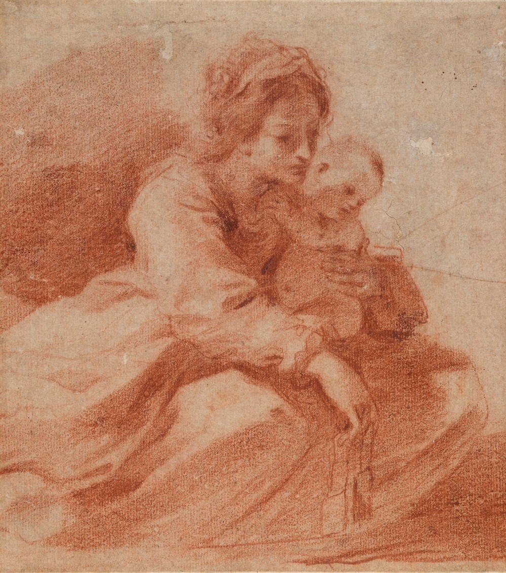 The Virgin and Child (for the Madonna del Carmine Presenting a Scapular to a Carmelite, in Cento’s Pinacoteca Civica, c.1615) (c.1615)