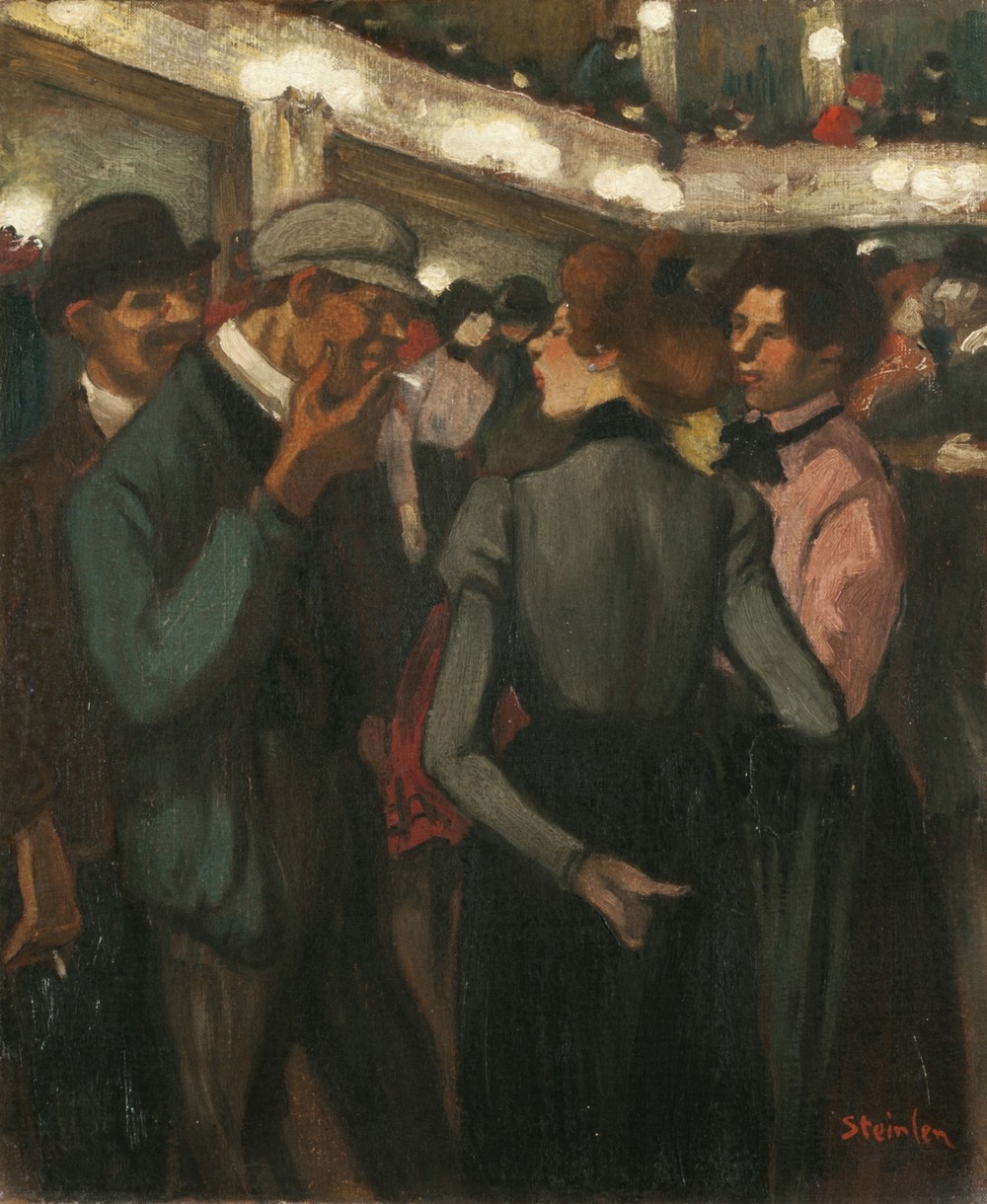 Filles et souteneurs au Moulin Rouge (Ca.1895)