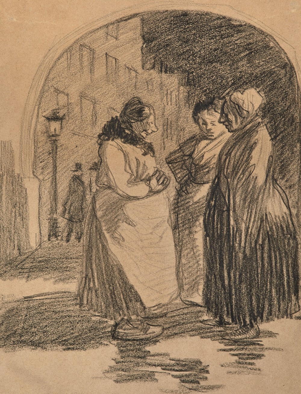 Femmes conversant