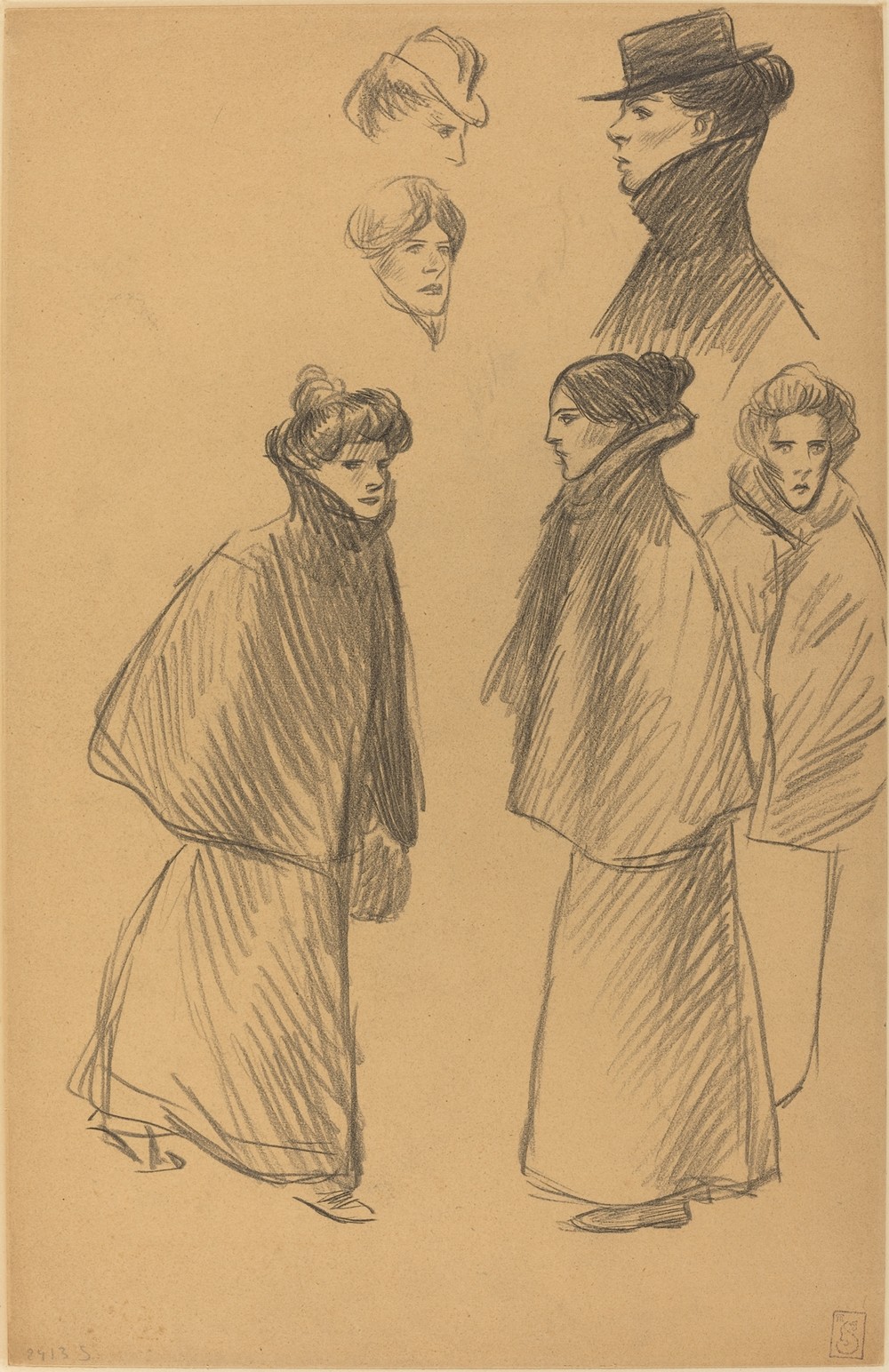 Figure Studies (recto)