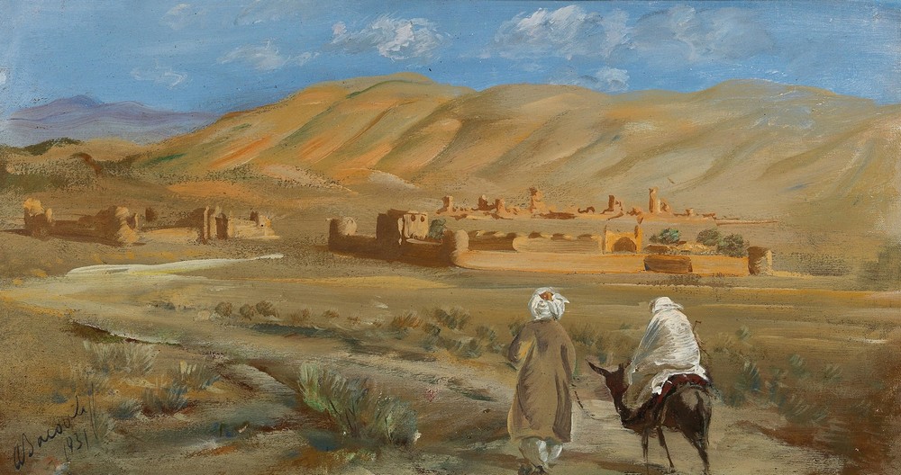 In the desert of Afghanistan
