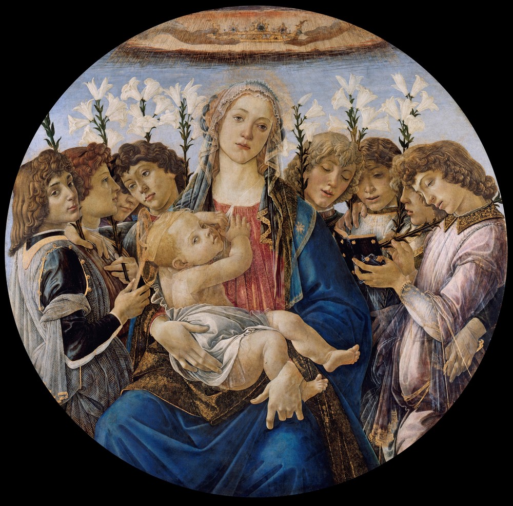 Mary with the Child and Singing Angels (circa 1477)