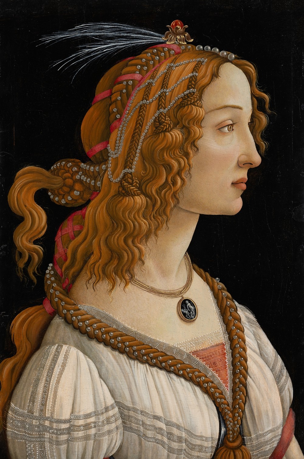 Portrait of Simonetta Vespucci as Nymph (ca. 1480)