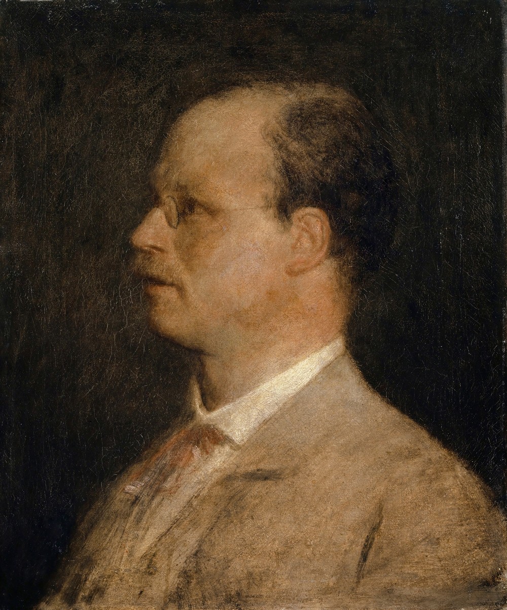 Portrait of Prof. Fritz Burckhardt-Brenner (1867-70)