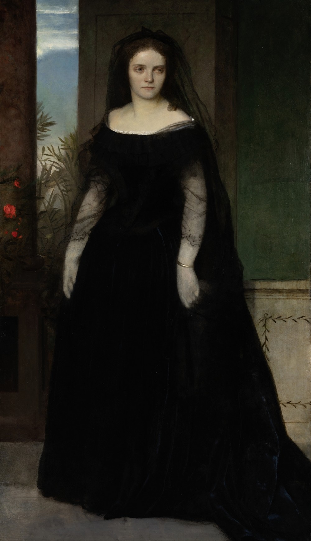 Portrait of the Actress Fanny Janauschek