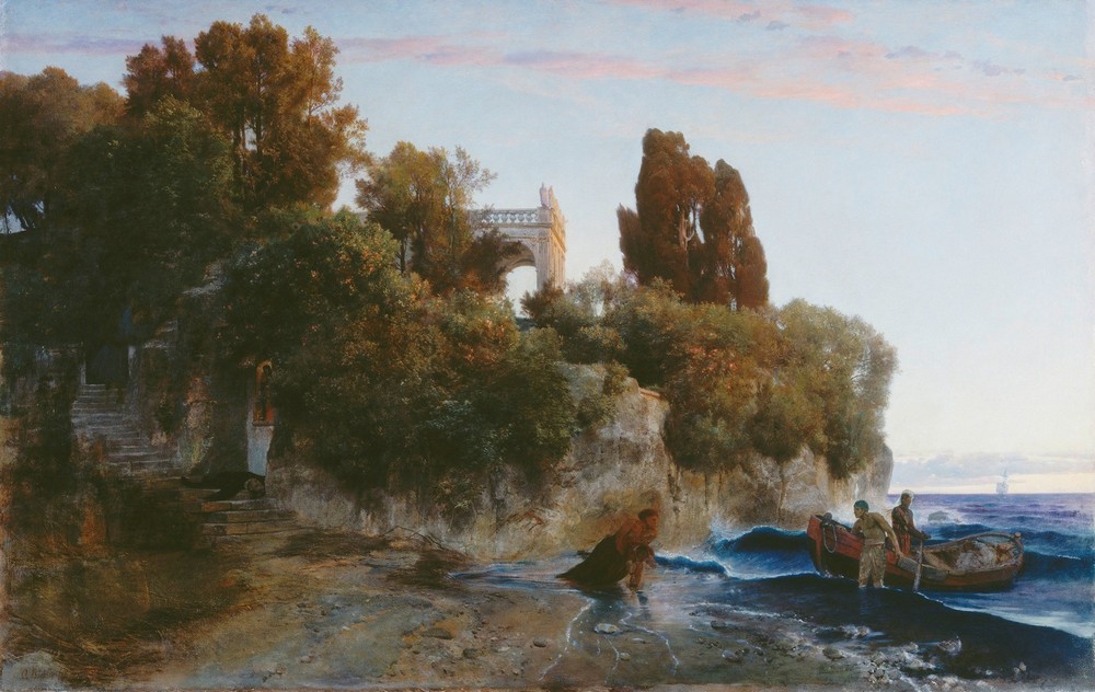 Castle by the sea & murder in the castle garden