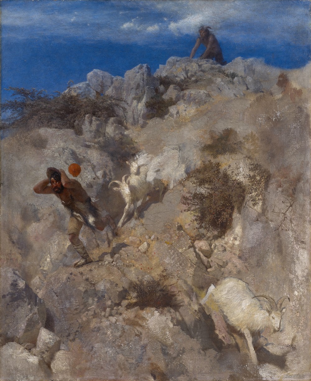 Pan Frightening A Shepherd (Terrified Panic)
