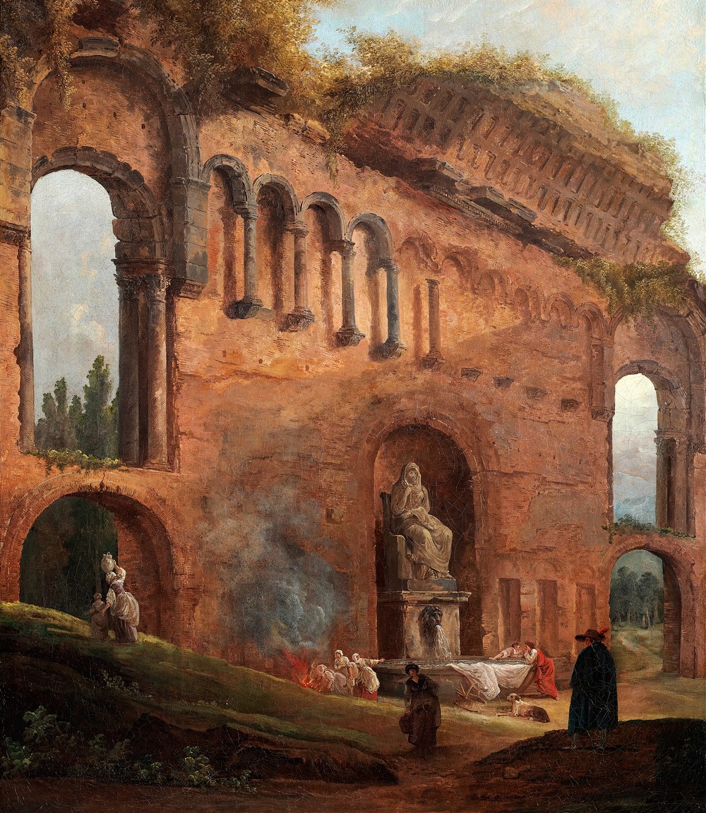 Roman ruins with laundresses (c. 1777)