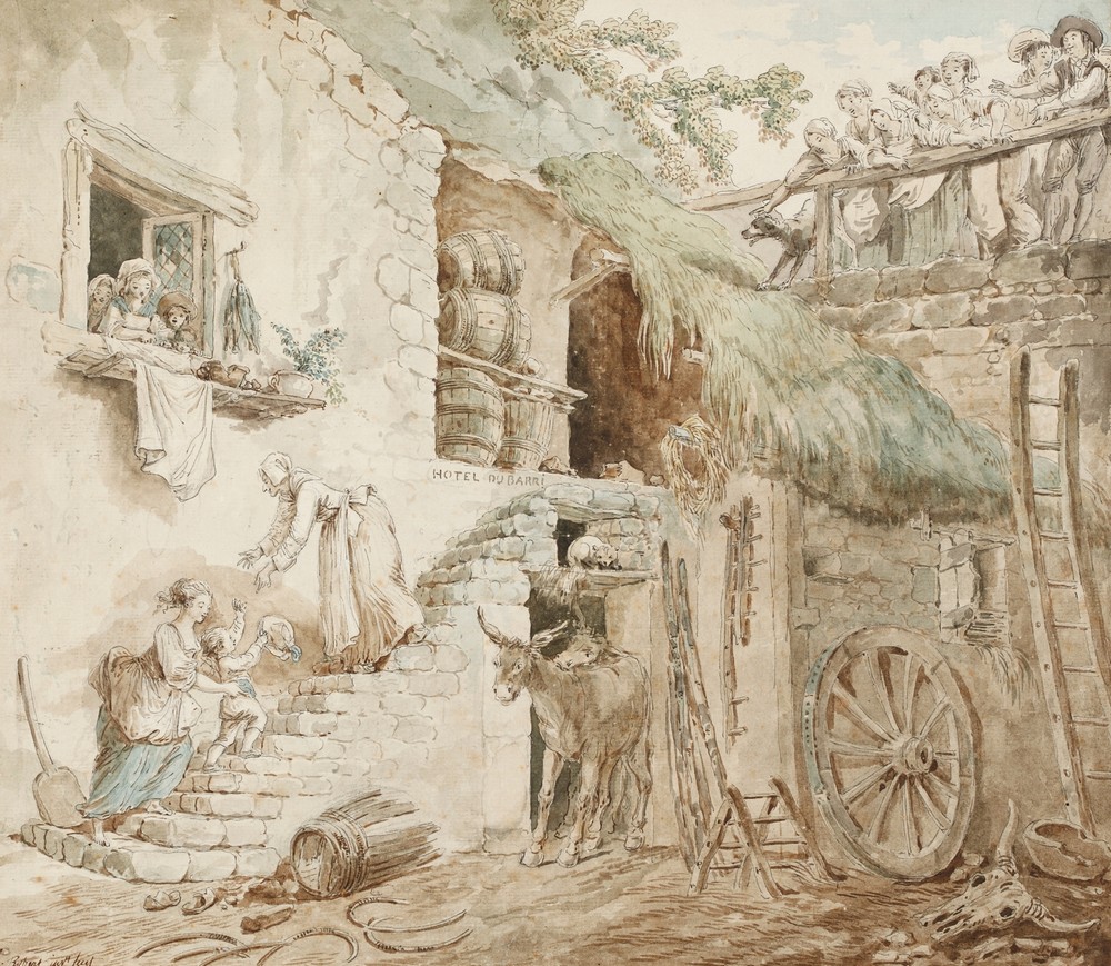 Allégorie de la chute de la famille du Barry (ca. 1774)