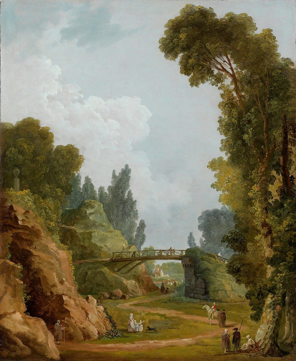 The Rustic Bridge, Château de Méréville, France (c. 1785)