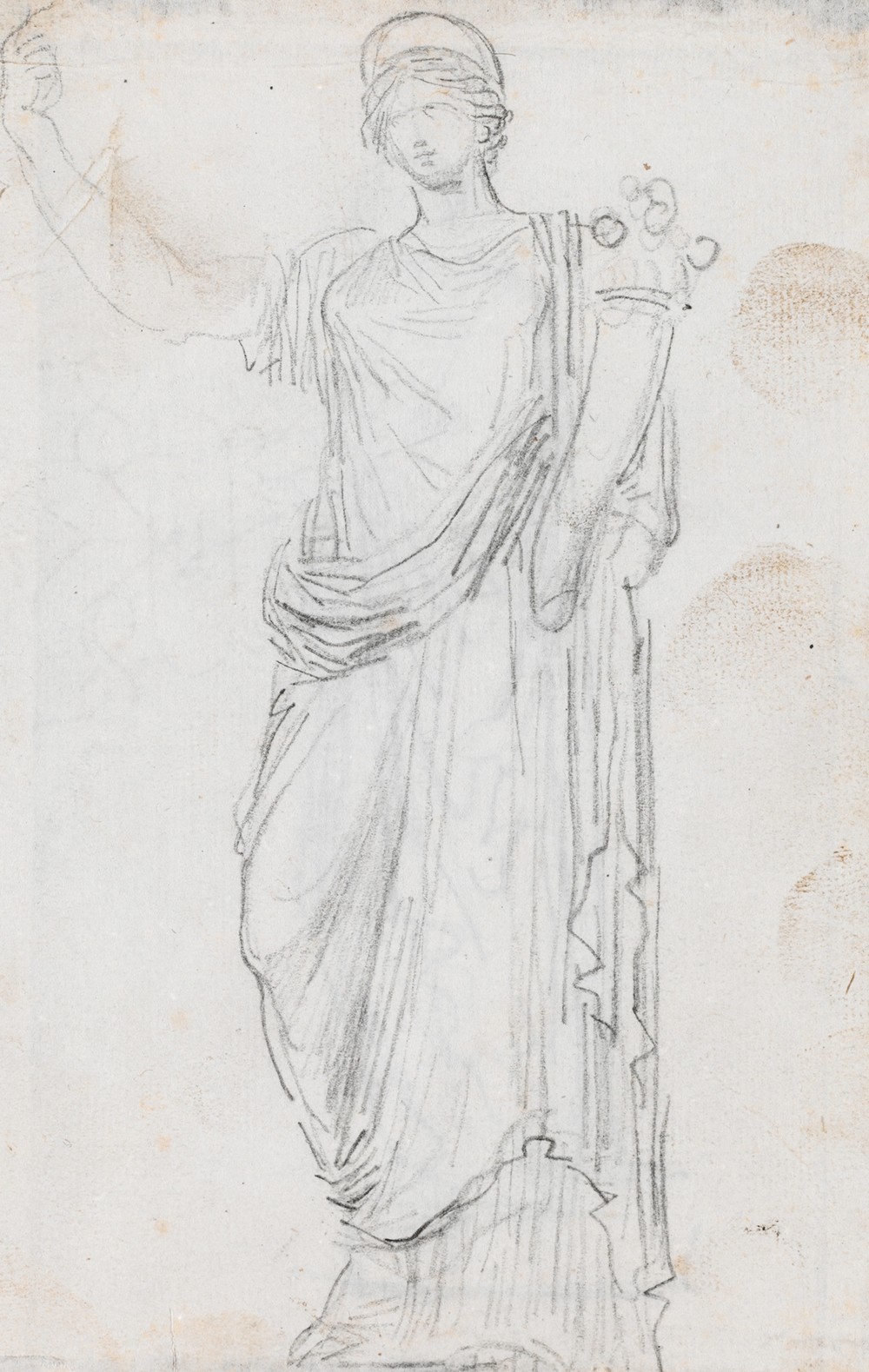 Statue of Abundance (recto) (probably c. 1754-1765)