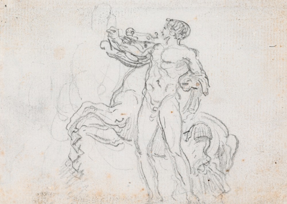 Statue of Alexander and Bucephalus (recto) (probably c. 1754-1765)