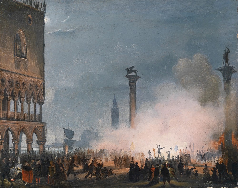 Venedi Piazzetta bei Nacht