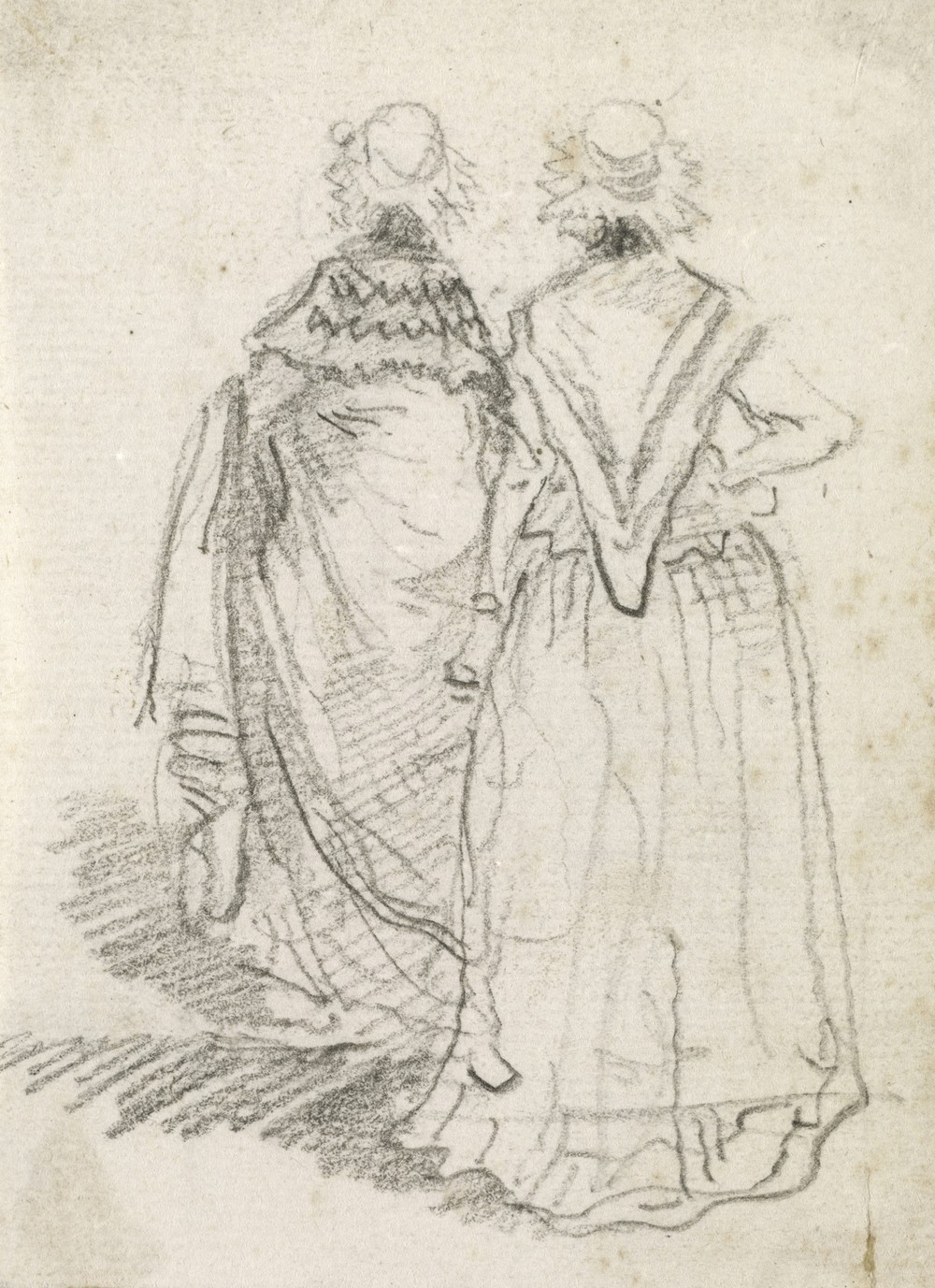 Two Women Seen from Behind (probably c. 1754-1765)