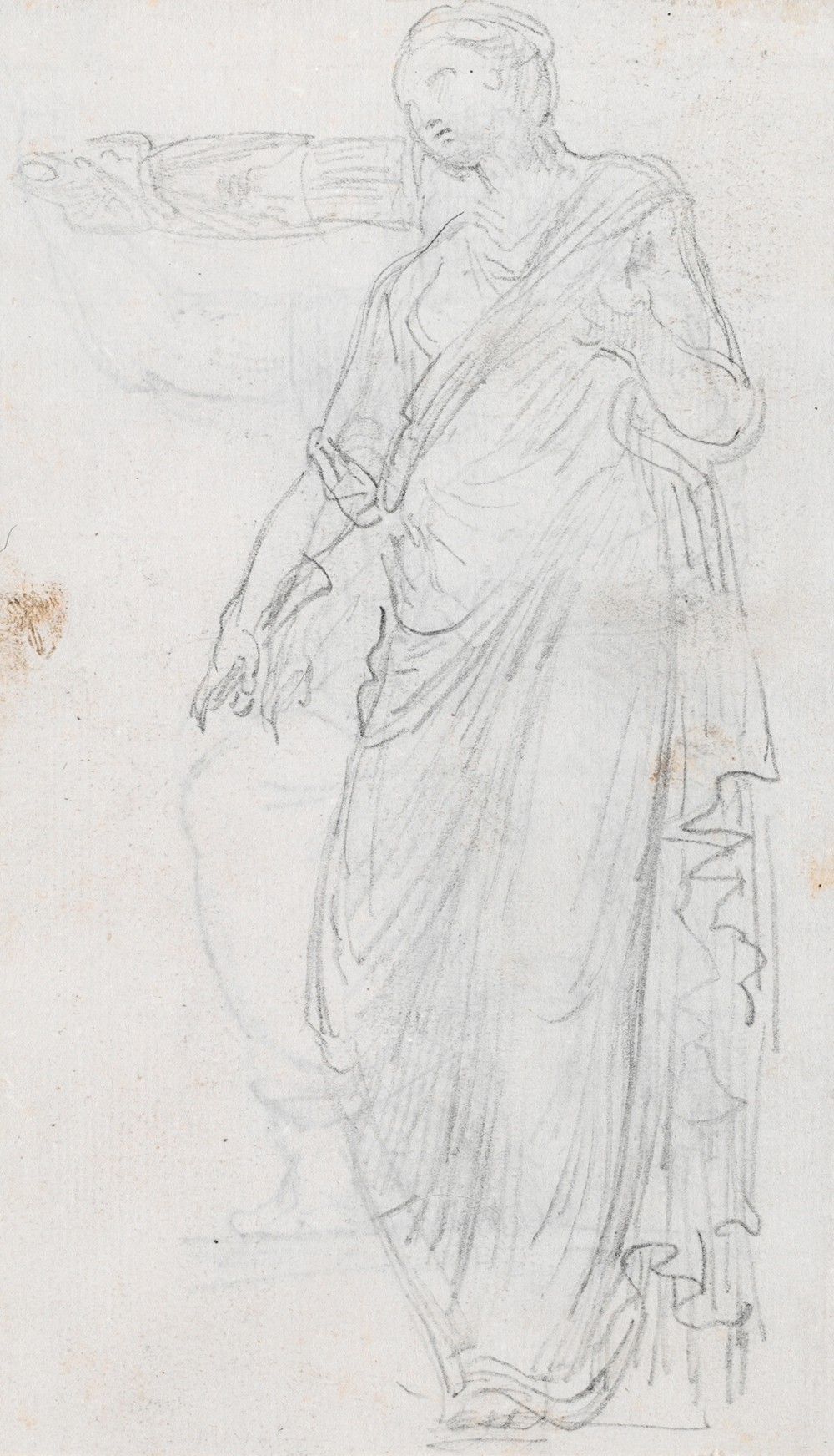 Woman in Toga (verso) (probably c. 1754-1765)