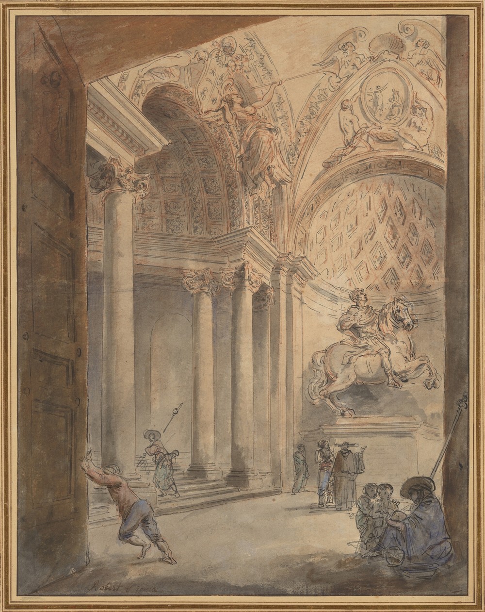 Interior of Saint Peter’s (ca. 1758)