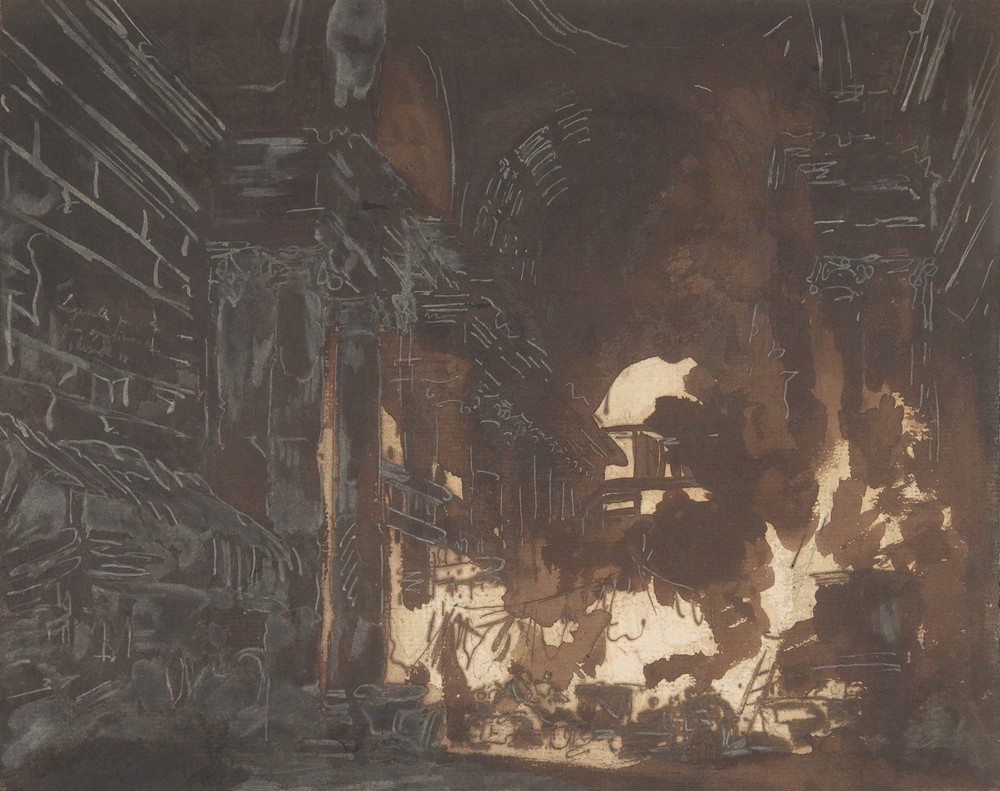 Washerwomen in a Ruined Gallery (ca. 1760)