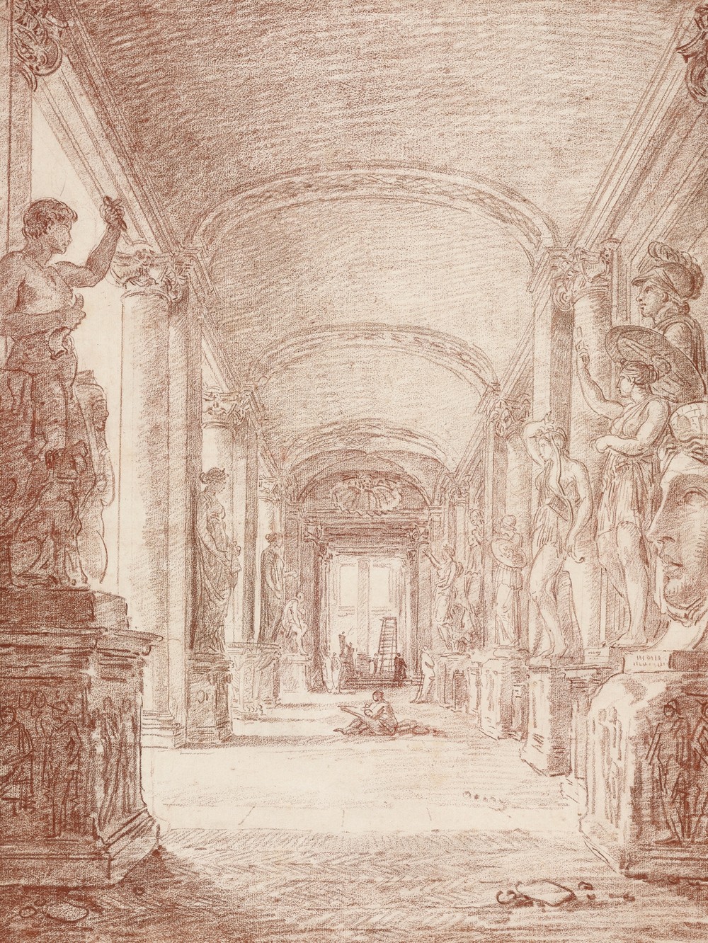 A Draftsman in the Capitoline Gallery