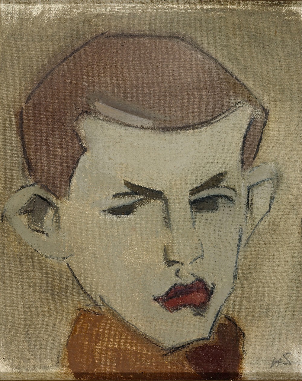 The Woodcutter, head study