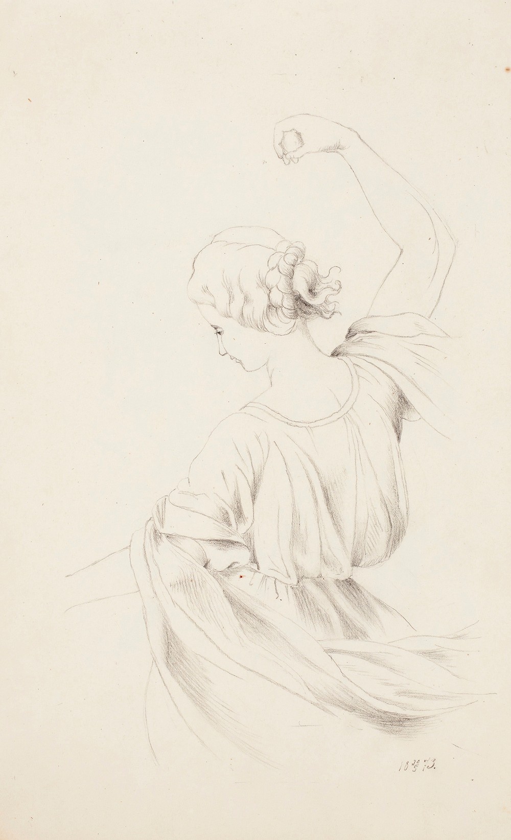 Dancing girl, back