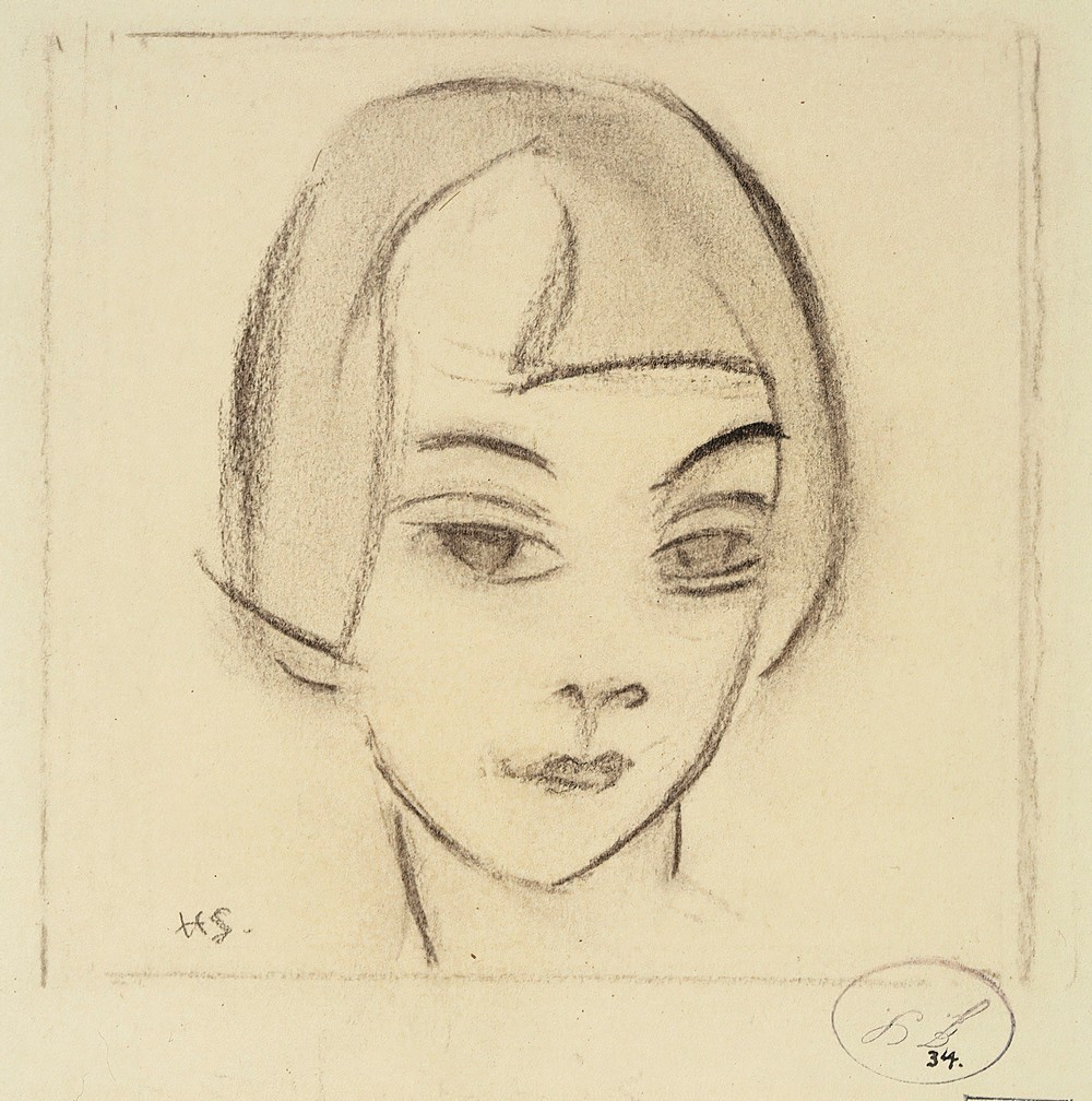 Head of a Girl (Vignette, Karin)