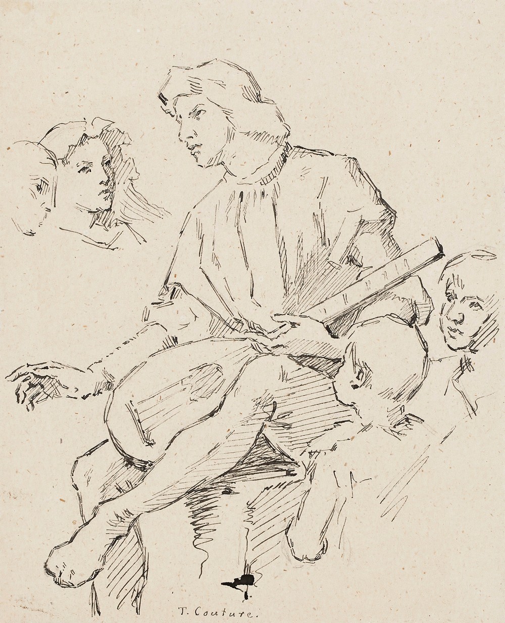 Luutunsoittaja, Thomas Couturen mukaan