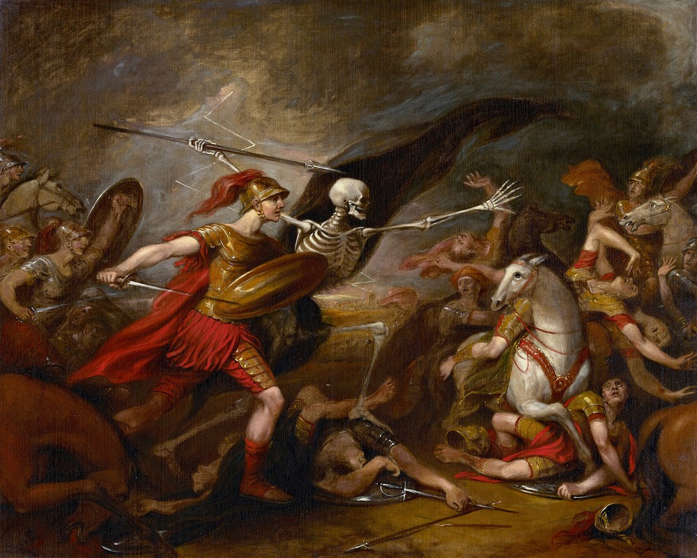 Joshua at the Battle of Ai – Attended by Death (1839–40)