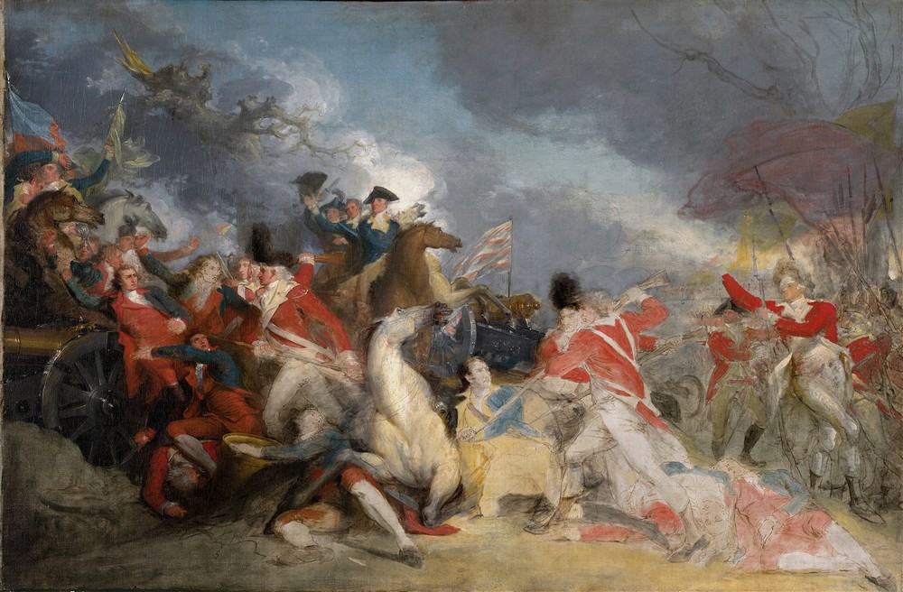 The Death of General Mercer at the Battle of Princeton, 3 January 1777 (ca. 1786–88)