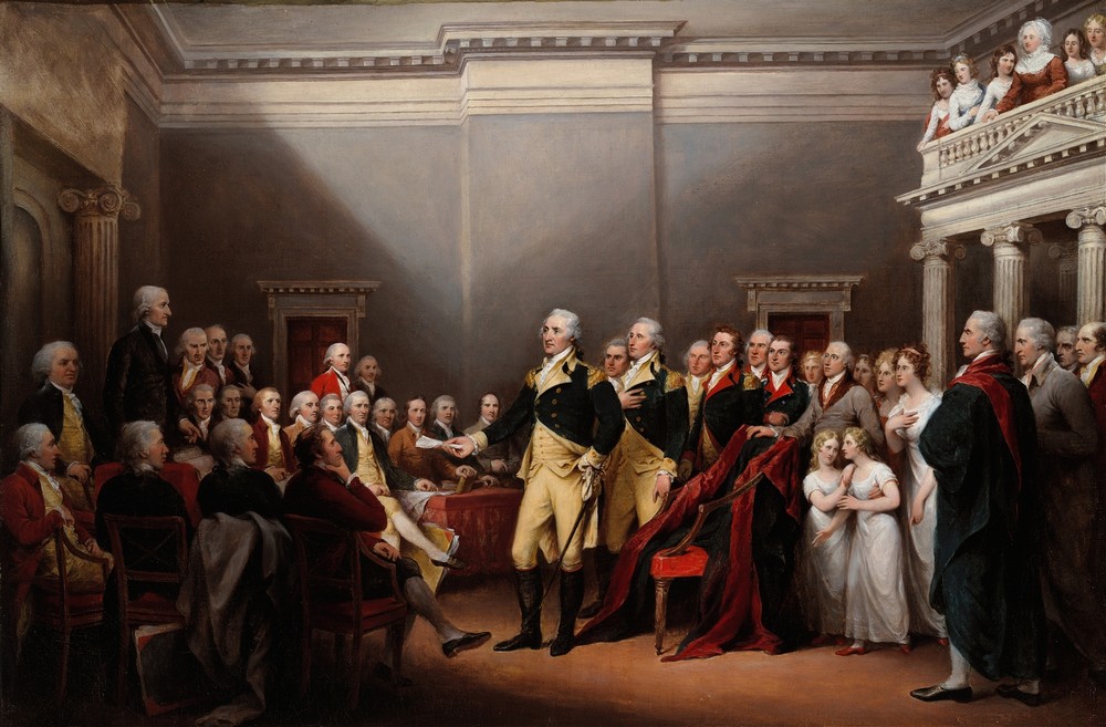The Resignation of General Washington, December 23, 1783 (1824–28)