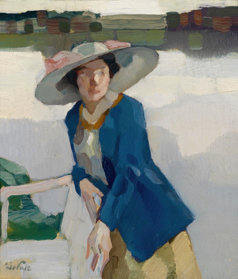 Frieda am Langenbürger See (c1909)