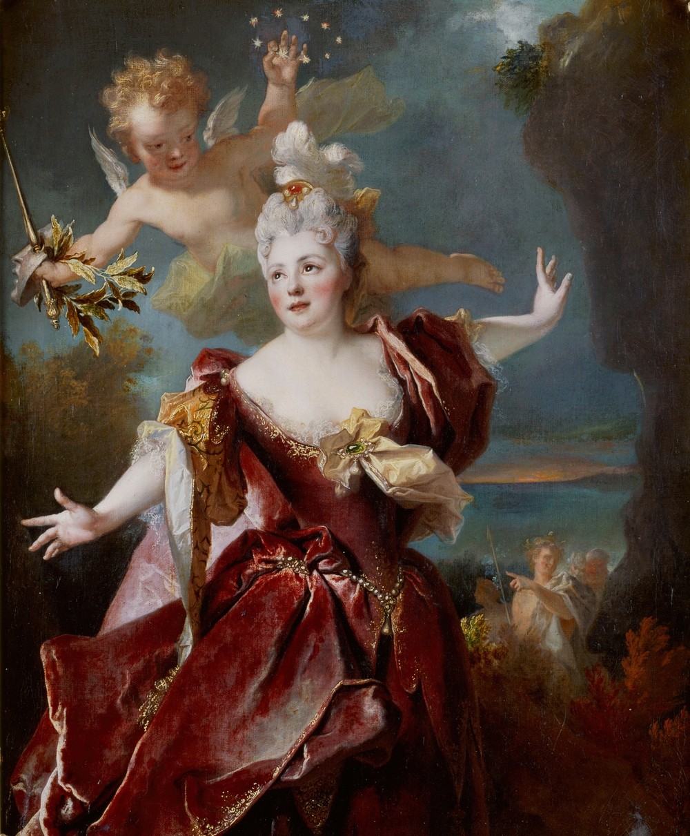 Portrait de la comédienne Marie-Anne de Châteauneuf, dite Mlle Duclos (1664-1747), dans le rôle d’Ariane