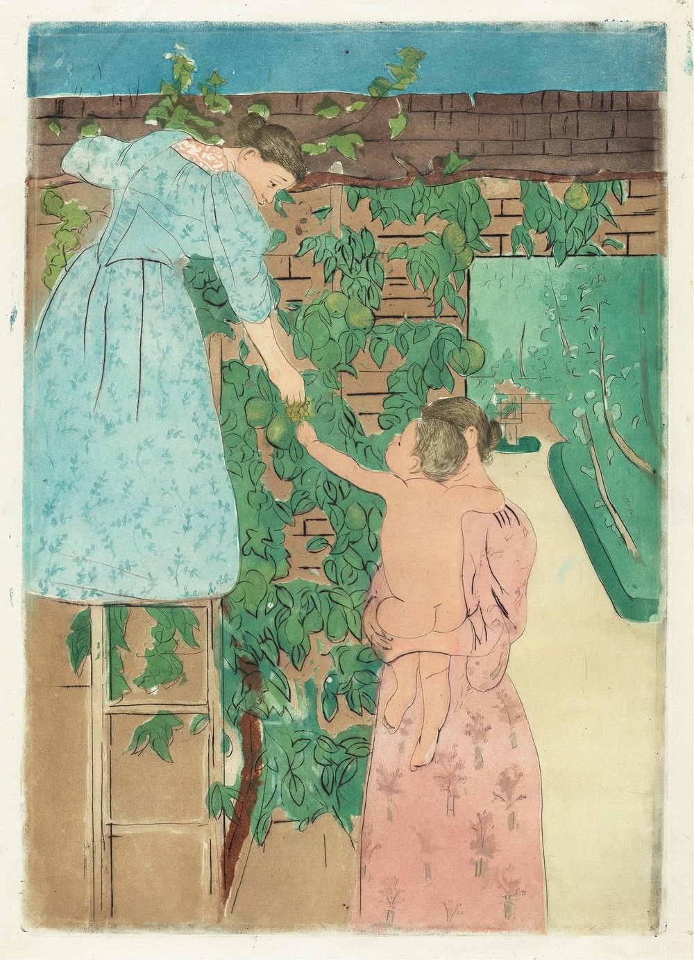 Gathering Fruit (circa 1893)
