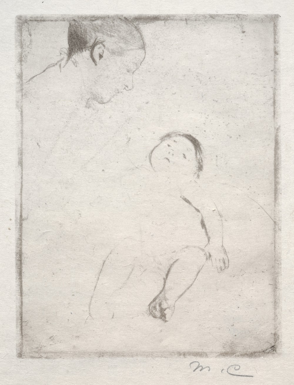Bill Lying on his Mother’s Lap (c. 1889)
