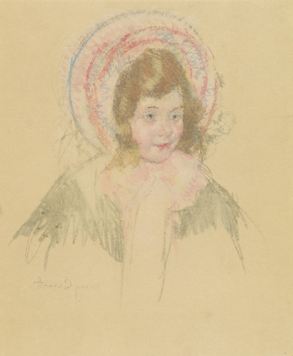 Sara Wearing a Bonnet and Coat (c. 1904-1906)