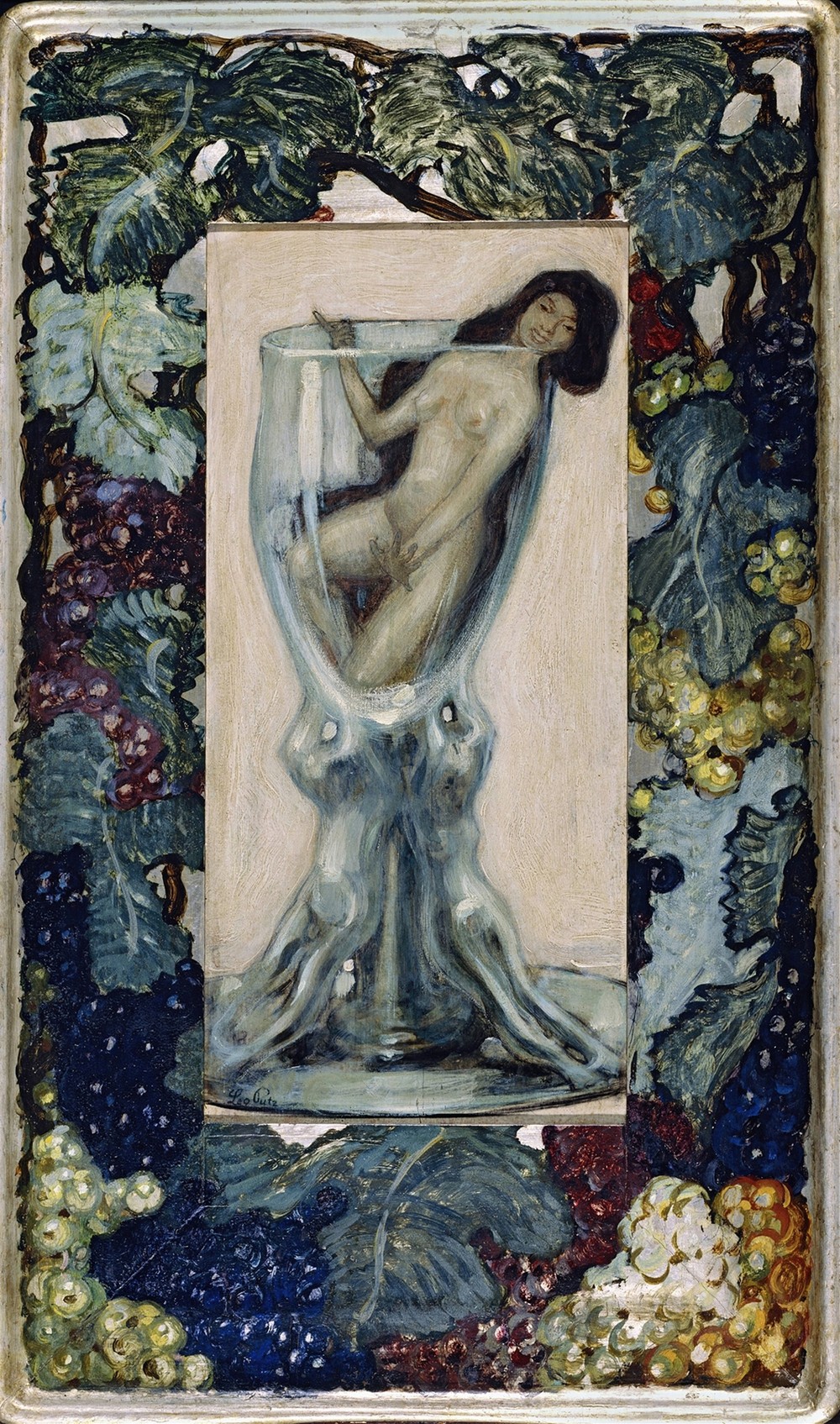 Mädchen im Glas