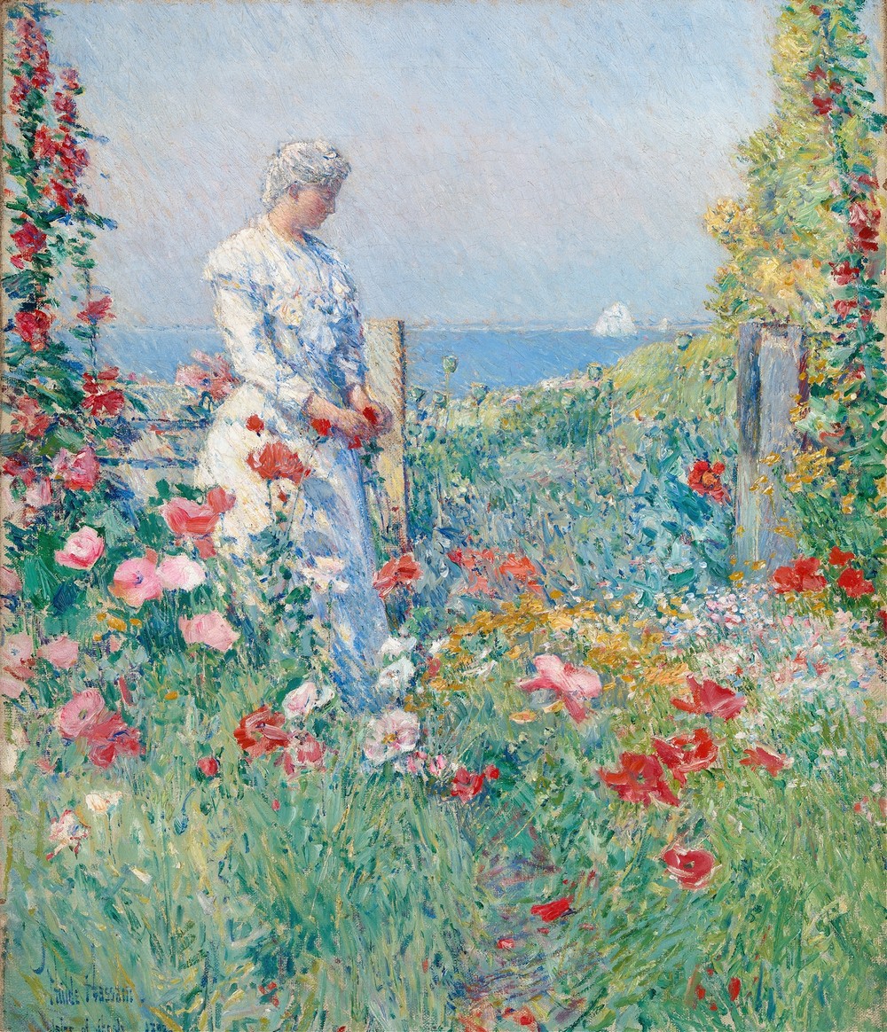 In the Garden (Celia Thaxter in Her Garden)