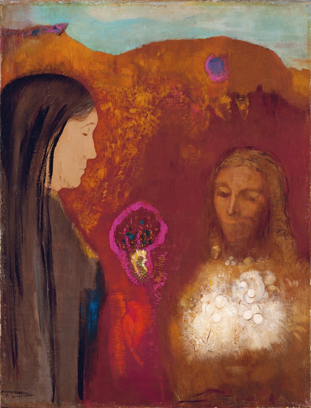 Christ and the Samaritan Woman (The White Flower Bouquet) (ca. 1895)