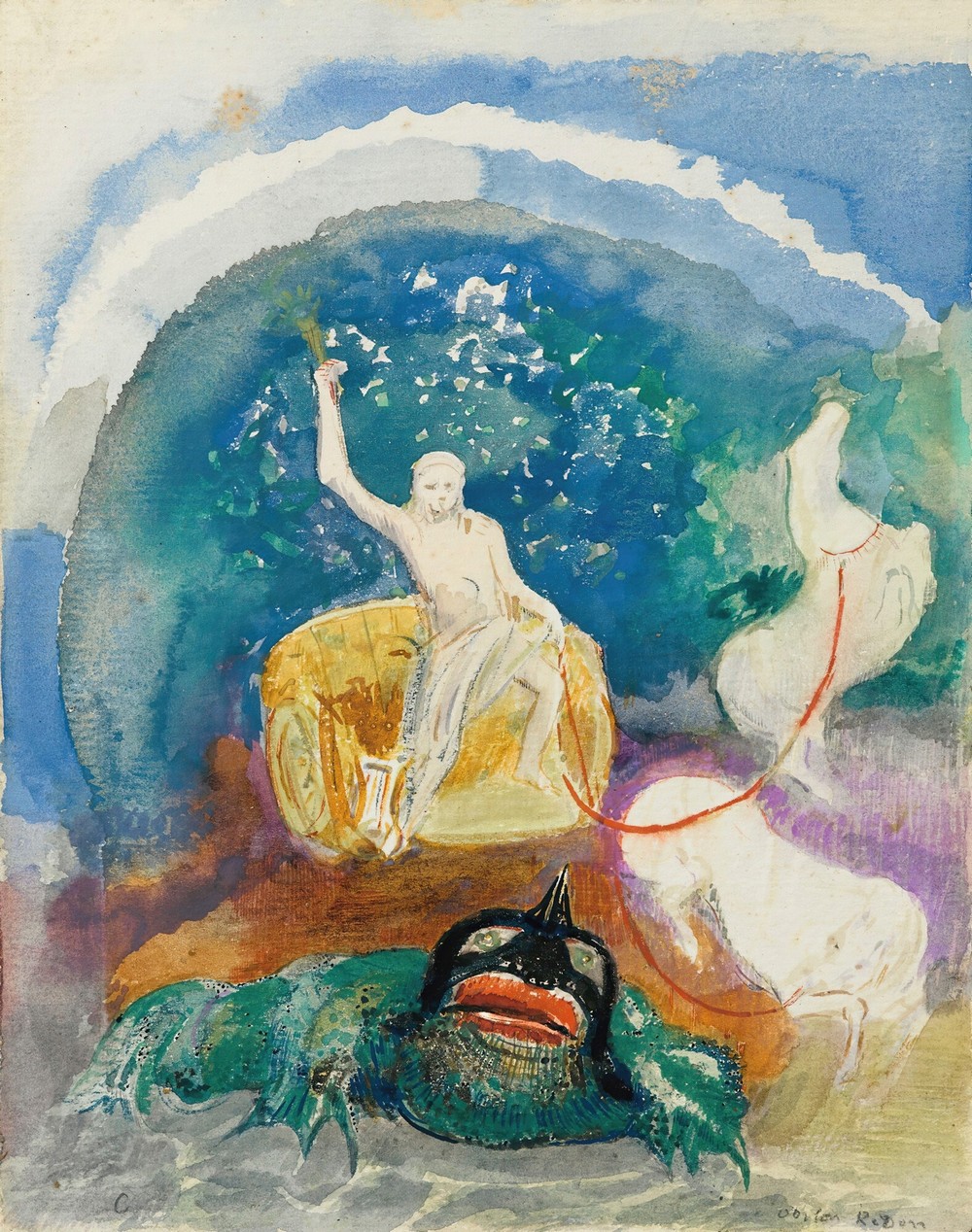 Le Monstre Vert (Apollon Chevauchant Le Serpent Python)