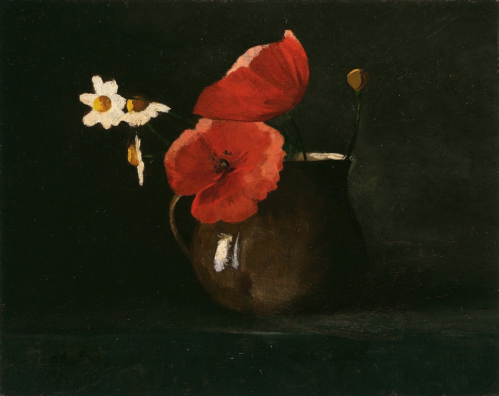 Flowers; Poppies and Daisies (c. 1867)