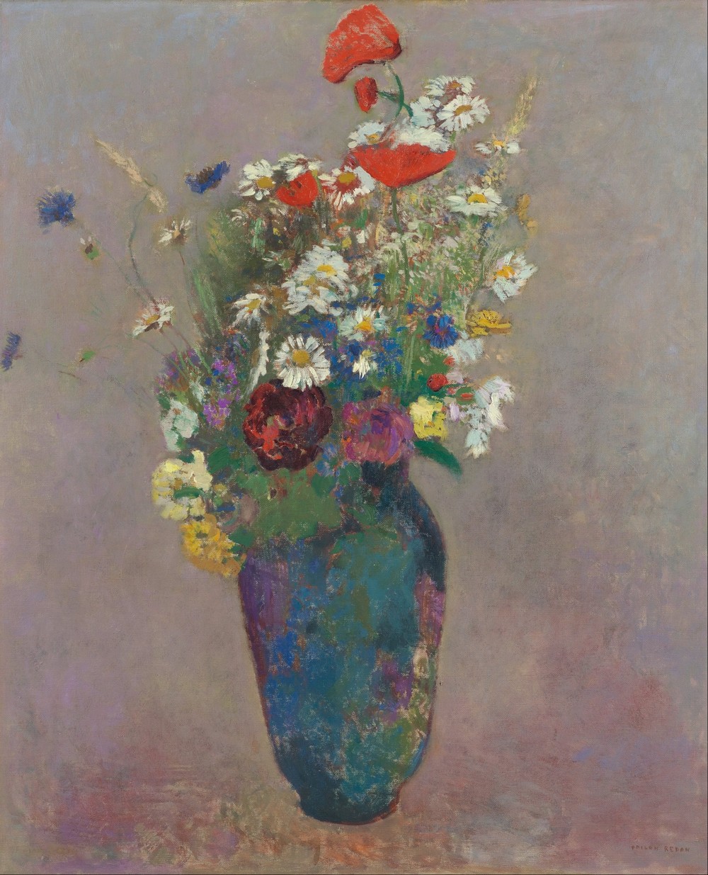 Vision; vase of flowers