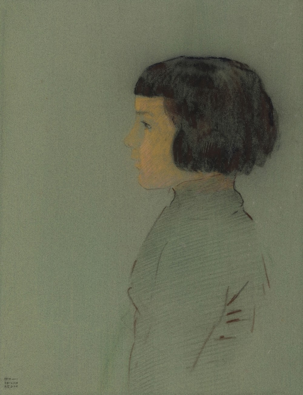 Young Woman in Profile