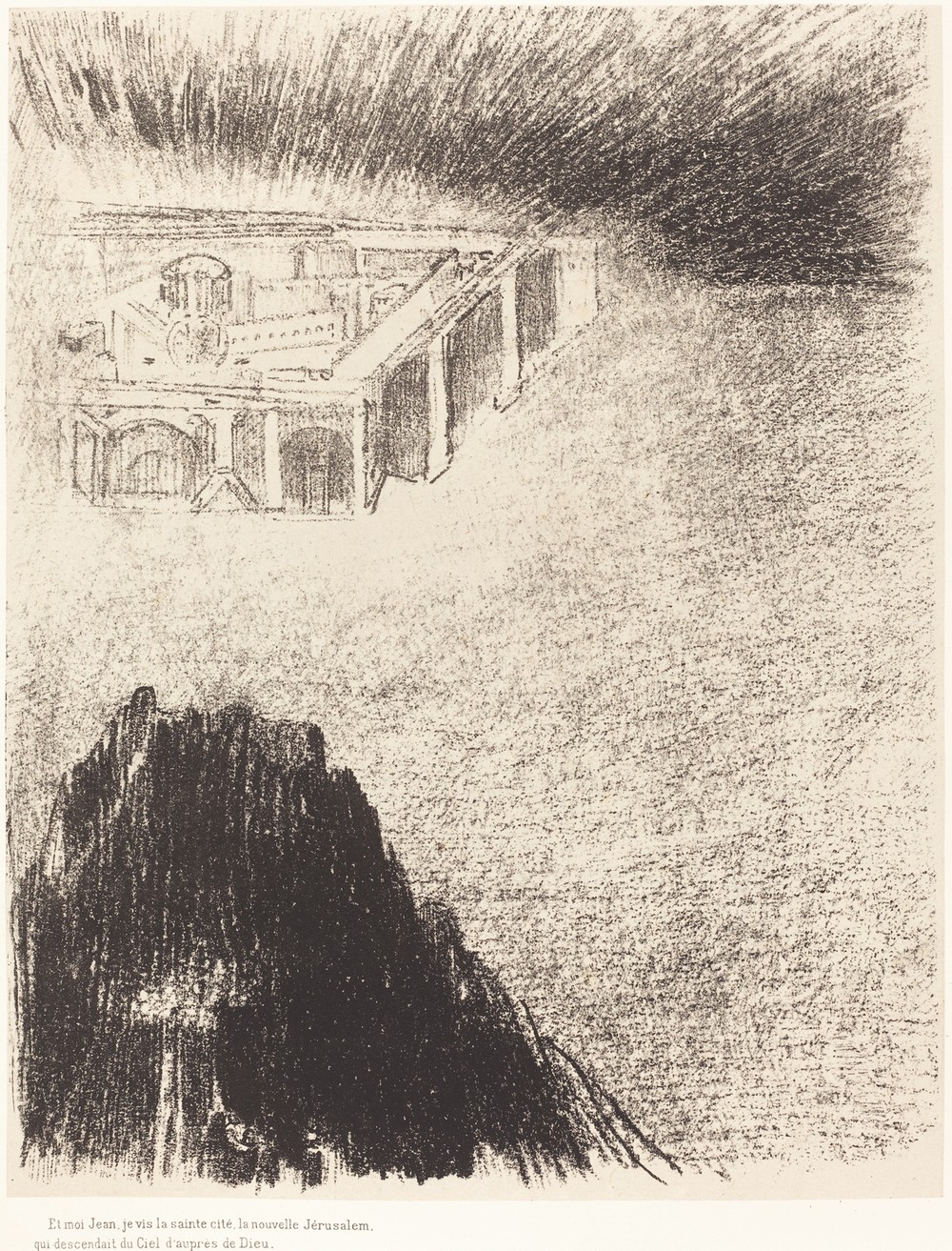 Et moi, Jean, Je vis la sainte cite, la nouvelle Jerusalem, qui descendait du ciel, d’aupres de dieu