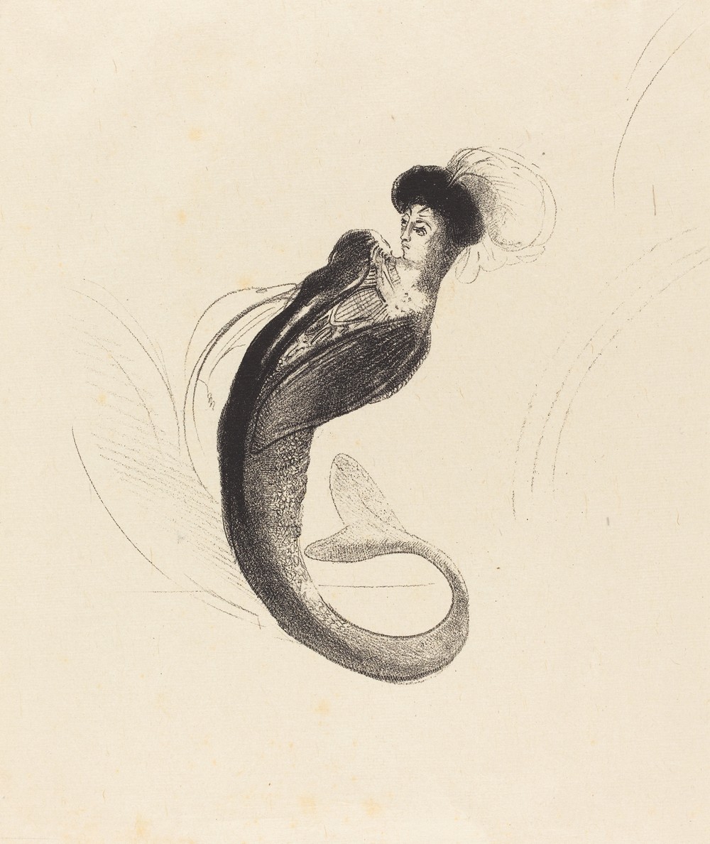 Femme a la torque ornee (Woman with a plumed hat) (c. 1900)