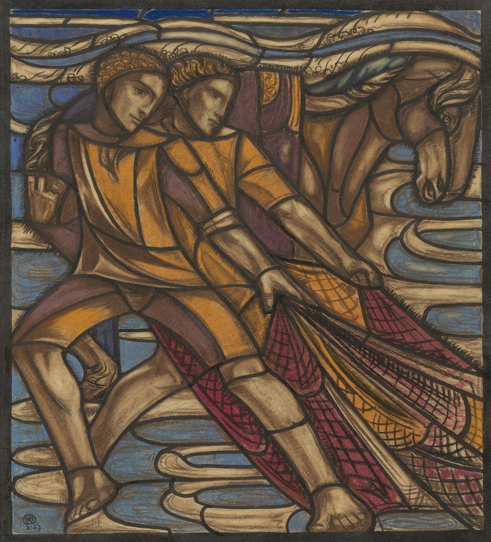 Ontwerp voor raam in het Nederlands Paviljoen op de tentoonstelling Arts Décoratifs te Parijs, 1925