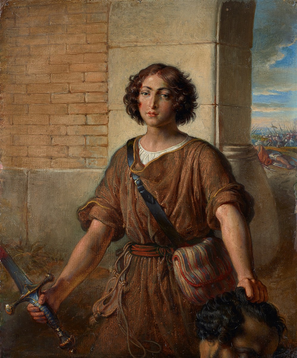 David with the head of Goliath (before 1852)
