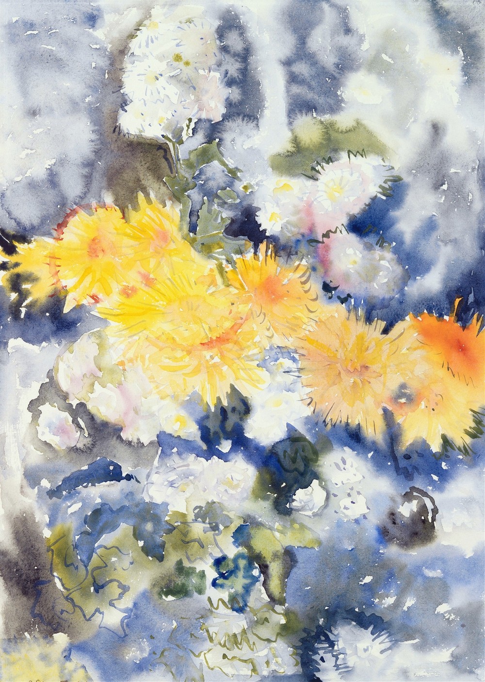 Yellow and Blue