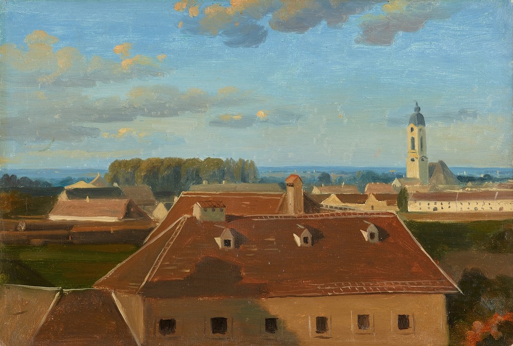 Blick über das Schanzel zum Augarten