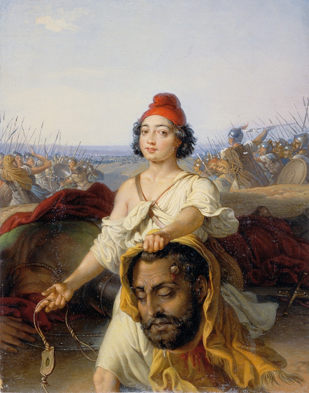 David mit dem Haupt Goliaths (before 1852)