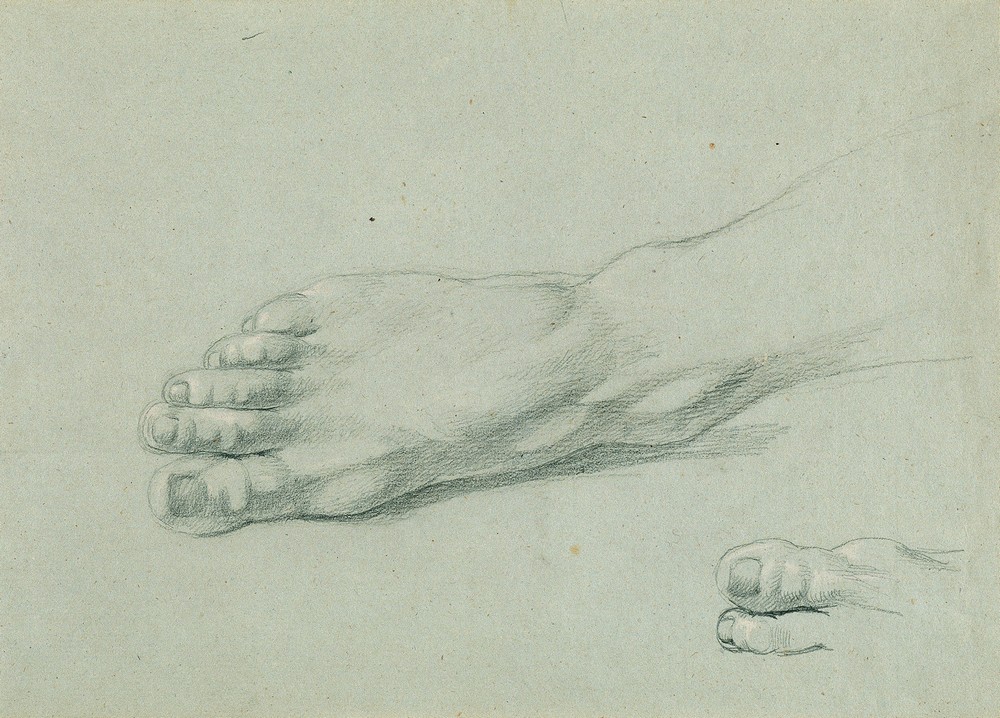 Fußstudie zu ‘Arindal und Daura’
